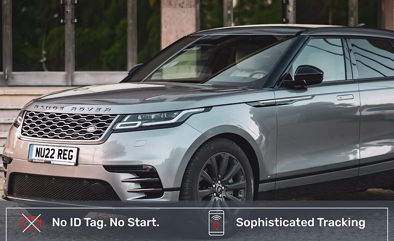 Modern car with security features